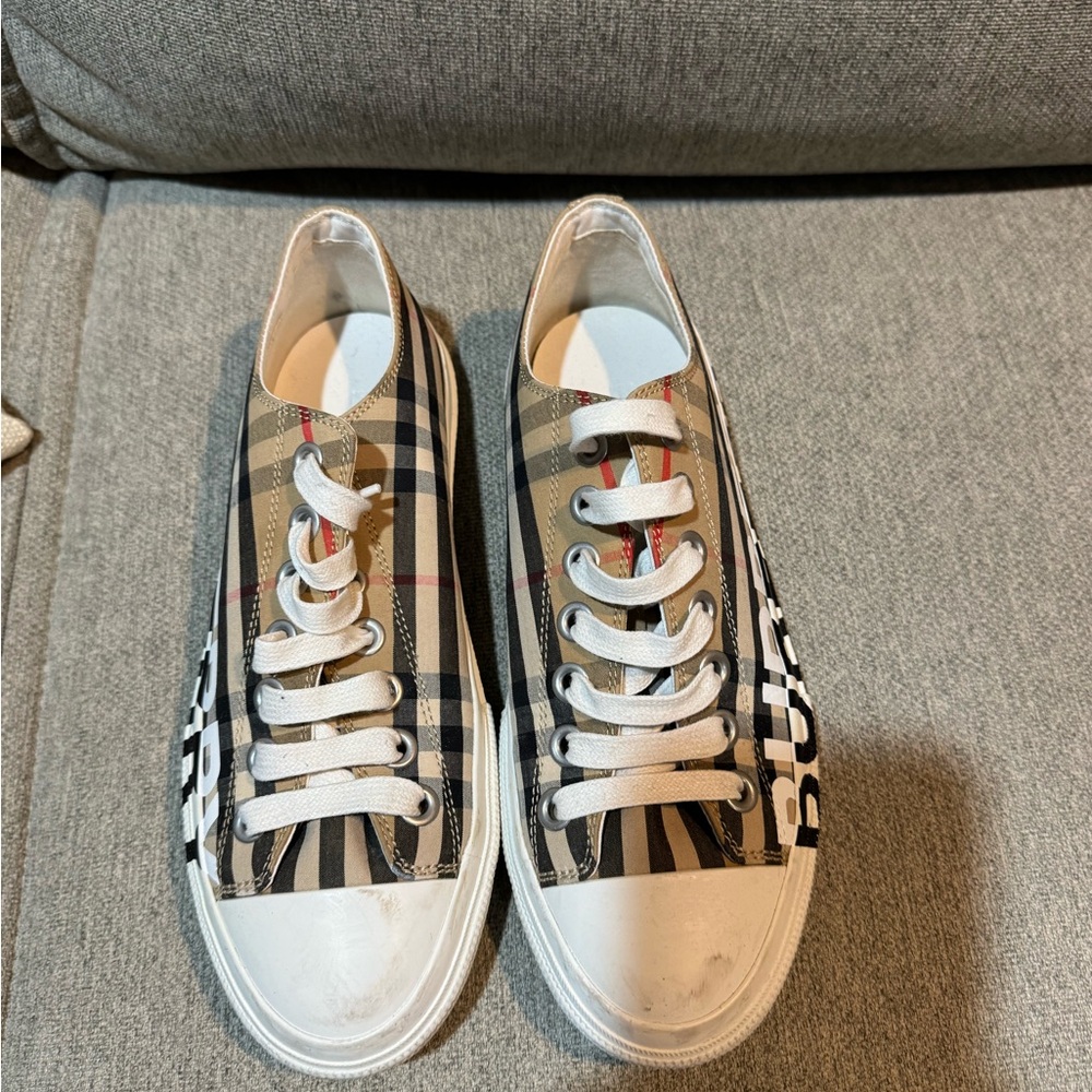 Burberry Checkered Sneakers